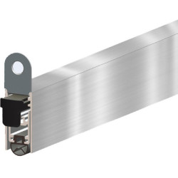 Joint de sol de porte automatique EllenMatic Uni-P avec. Argent.L1208