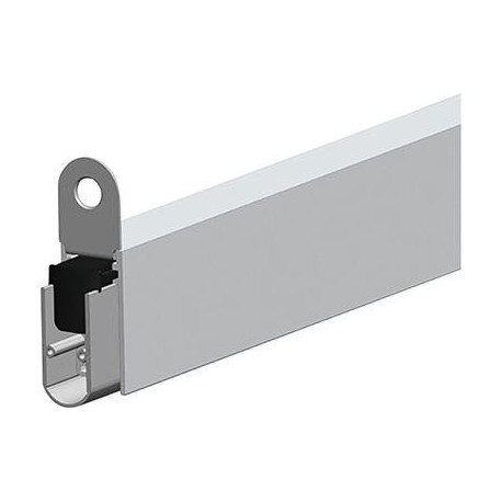 Fond de porte autom. EM Soundproof IP avec. Panneau de montage. argent.L958 (Par 10)