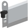 Joint de porte auto EllenMatic Optimal avec vis de montage. argent.L708