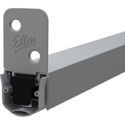 Joint de sol de porte automatique llenMaticFerroS4 avec. Clé de montage. argent.L830