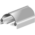 Profilé de porte va-et-vient DNP 75mm PVC sw. L 2500mm