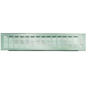 Grille aération ,400x100 0 51 5841,Alu F1+9016blanc