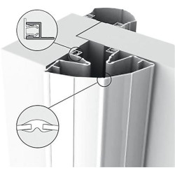 Finprotect Plus 9090 à visser KF argent. L 1930mm