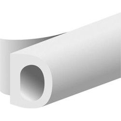 Bande d'étanchéité Ellenflex D autocollante EPDM blanc. Br8xL100mtr.SP 4-6