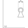 Queue d'aronde 103-3mm silicone blanc. Diamètre 8. L100mtr