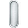 Poignée porte a encastrer 0 42 4213,oval,Alu F1
