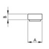 Bande de présentation 1 côté autocollante anthracite Br 8 x St 2mm. L 20mtr (Par 70)