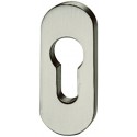 PT-Rosace porte profil PZ, 0 17 1729,oval,Alu F1 - blanc
