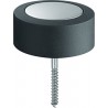 Tampon de porte ,24mm 0 38 3878,F69 matt,Ø48mm