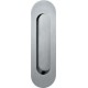 Poignée porte a encastrer 0 42 4250,oval,Alu F1