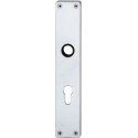 Plaque de porte longue ,PZ, 0 14 1410,carré,F69 matt