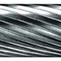 Fraise sur tige de 6 mm, en carbure, forme sphérique cylindrique WRC (bout rond), denture 3, Forme : WRC 1225, Ø de la tête 12 mm, Long. de tête 25 mm, Lon