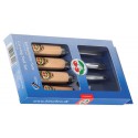 Coffret d'outils de sculpture 4 piècesSB-Karton 3424 Kirsche