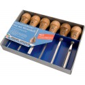 Coffret d'outils de sculpture Nr.5696 6 pièces Kirsche