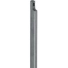 Tige verrouillage porte 13x1500mm galvanisé brillant,