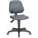 Chaise de travail Unitec 2 sur roulettes - skai 9653-0551
