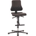 Chaise de travail Solitec 3 sur patins avec marchepied 9213-2000
