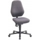 Chaise de bureau Laboratoire Tissu sur patins - Système synchrone avec réglage de tension, 9135-CI11-502