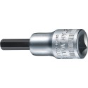 Douille male carré 3/8"10x 52mm i6kt. Stahlwille