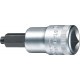 Douille male carré 1/2"14x 60mm i6kt. m.Robinet