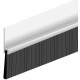 Bas de porte en aluminium avec brosse IBS 80 100cm