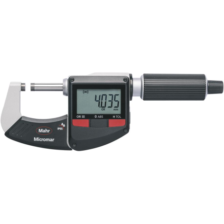 Micromètre numérique Digimatic, Plage de mesure : 25-50 mm, Ø de la touche mobile 6,5 mm, 0,001 millimètre