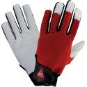 Gant de protection PowerGrip3, cuir Nappa m. Klett,Gr.9 (Par 10)