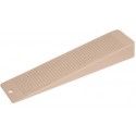 Cales bloque-porte beige plastique 155 x 36 x 20 mm