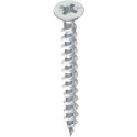 Vis tete fraisée, filetage partiel PZ - HECO-FIX-plus SeKo PZD5,0x 35 zn-bl VG HP (Par 500)