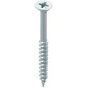 Vis tete fraisée, filetage partiel PZ - HECO-FIX-plus SeKo PZD6,0x120 zn-bl TG HP (Par 100)