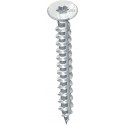 Vis tete fraisée, filetage partiel T-DRIVE - HECO-FIX-plus SeKo TD 6,0x 40 zn-bl VG HP (Par 200)