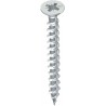 Vis tete fraisée, filetage partiel PZ - HECO-FIX-plus SeKo PZD5,0x 25 zn-bl VG HP (Par 500)
