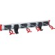 AVR-Tools SB4205 Set profil alu 50 cm avec 4 porte-outils et 2 crochets a outils