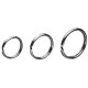 Anneau porte clés 4002 35 mm nickel (Par 100)