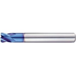 Fraise torique extra longue, type N, en carbure monobloc, K05/K10, revêtement TiAIN-S, Ø d1 : 2,5 mm, Long. totale l1 40 mm, Long. coupe l2 4,0 mm