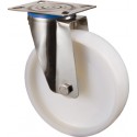 Roue plastique - acier inoxidable --d 100mm 130KG Tragpour