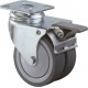 Roue 75mm Caoutchouc bleu
