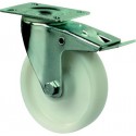 Roulette avec frein 80mm Poly LG.R