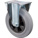Roulette Caoutchouc - 100mm