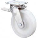 Roue pivotante plastique 125 mm