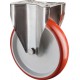 Roulette - Polyuuréthane - Rlt bille - 80 mm 100 Kg Tragpour