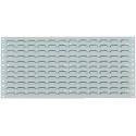 Panneau affichage étiquette 495x457 mm gris RAL 7035
