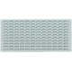 Panneau affichage étiquette 1981x457 mm gris RAL 7035