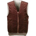 Gilet , Webfell, Taille 2XL, brun