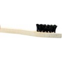 Brosse poils noir poignée bois