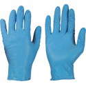 Gants jetables en nitrile Bleu – Sans poudre – Taille?: 10(Box a100St.)