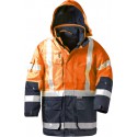 Parka haute visibilité WALLACE 4 en 1 Taille L, orange