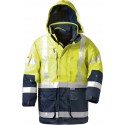 Parka haute visibilité JEKYLL Taille S, jaune/bleu