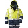 Parka haute visibilité JEKYLL Taille L, jaune/bleu