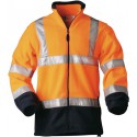 Veste softshell Haute visibilité Taille M, orange/marine